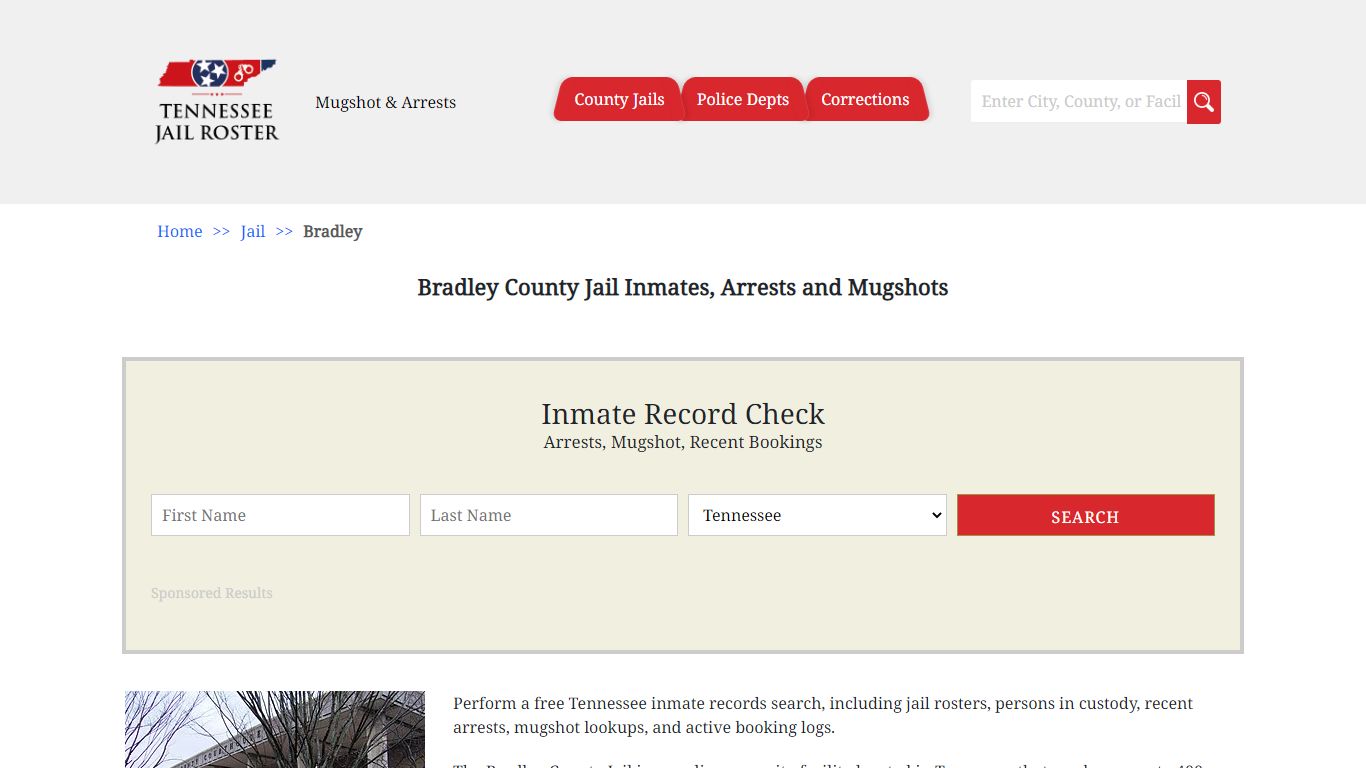 Bradley County Jail Inmates, Arrests and Mugshots